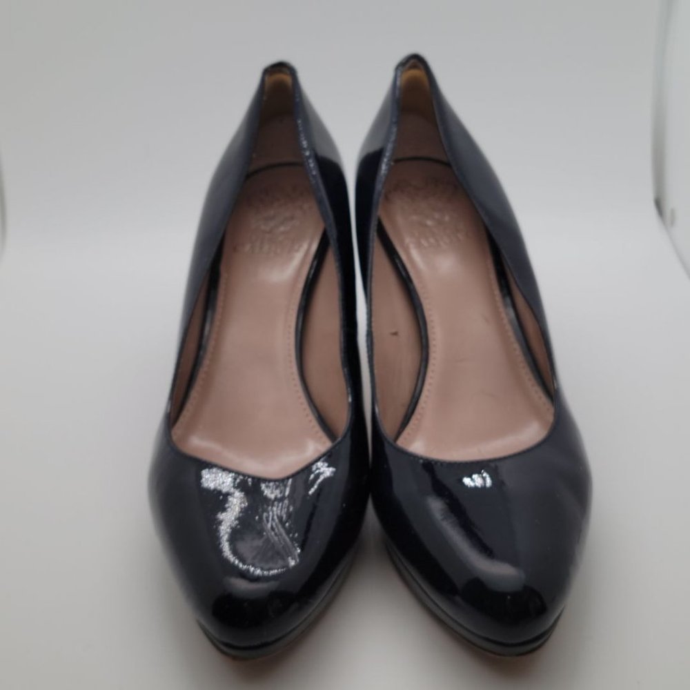 Vince Camuto Patent Leather Slip On Low Pumps Purple Size 8